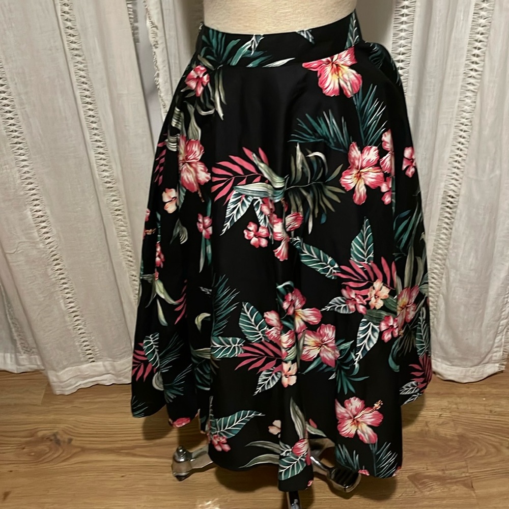 Hell Bunny Tropical Vintage Skirt